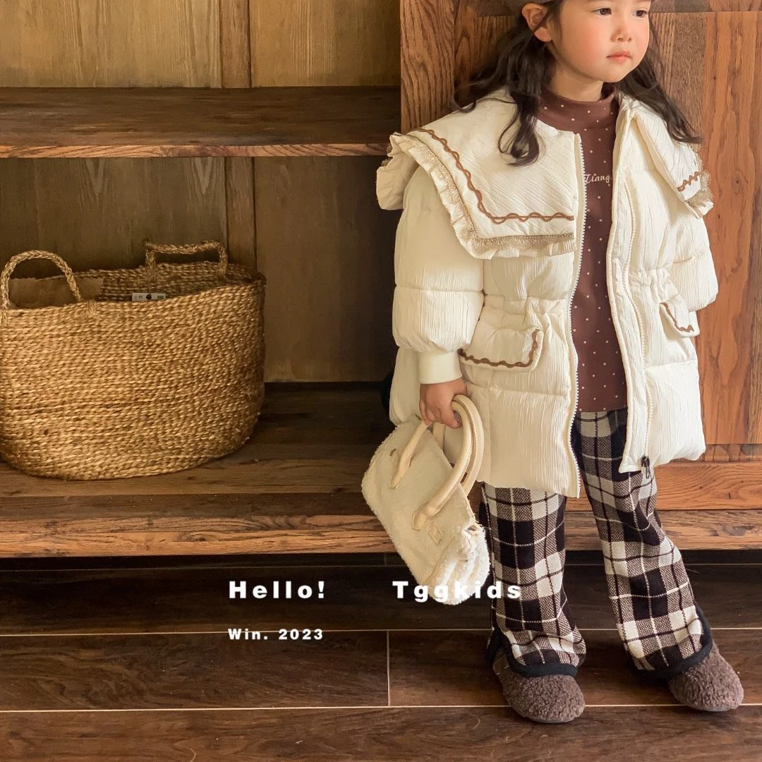 D2-CF23939高端专享TGG包边喇叭裤咖色