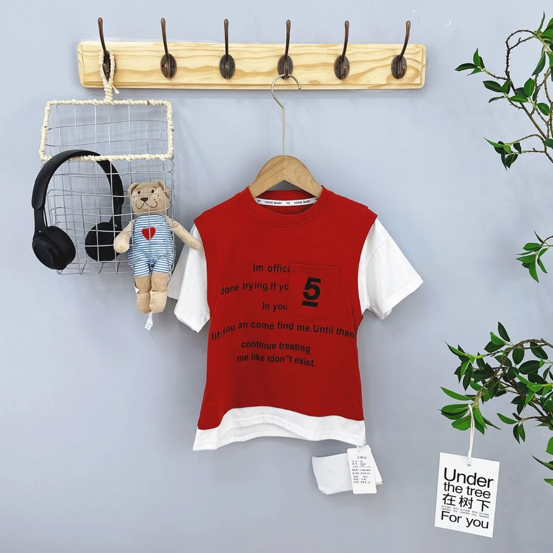 1637高端专享夏季短袖红色