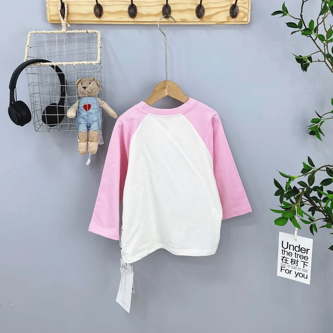 7528高端专享春款长袖T恤粉色