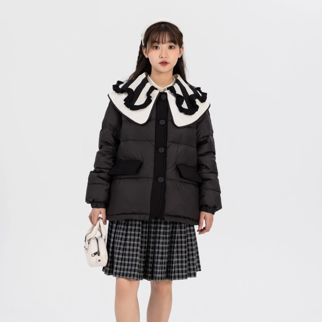 82216高端专享老林家天花板冬季羽绒服黑色