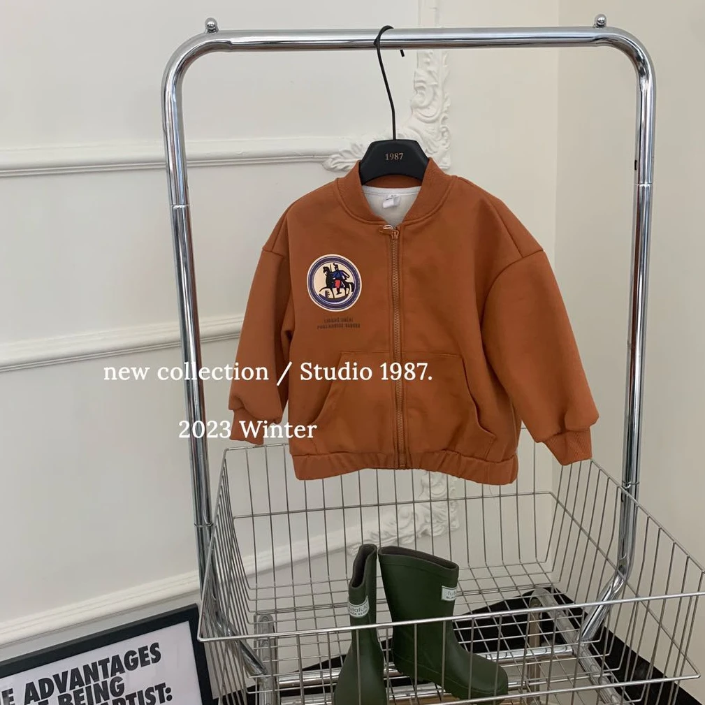 18183高端专享冬季针织棒球服焦糖