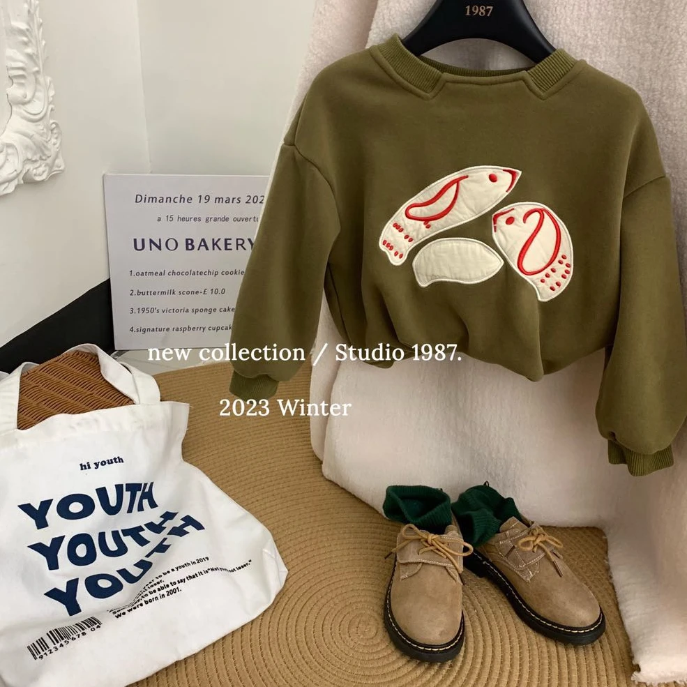 18170高端专享秋冬季加绒卫衣绿色