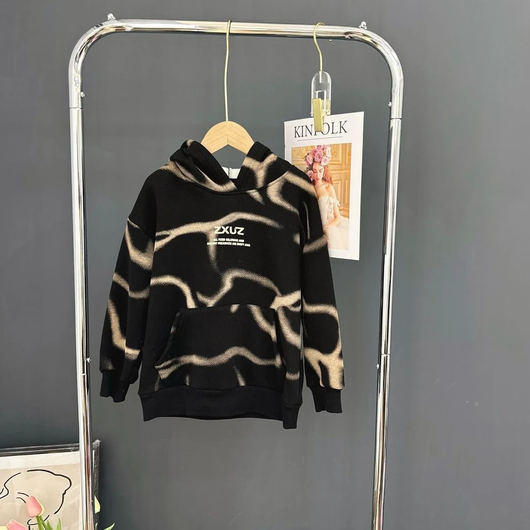 3887高端专享休闲卫衣黑色