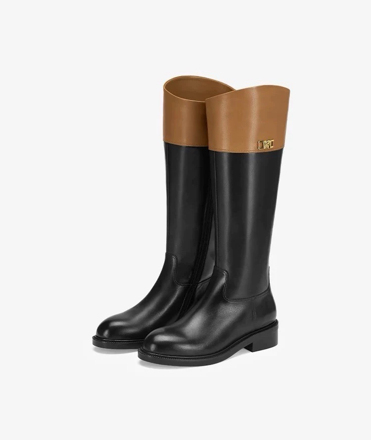 A193 秋冬长筒时尚女士骑士长靴 潇洒女友AAD55