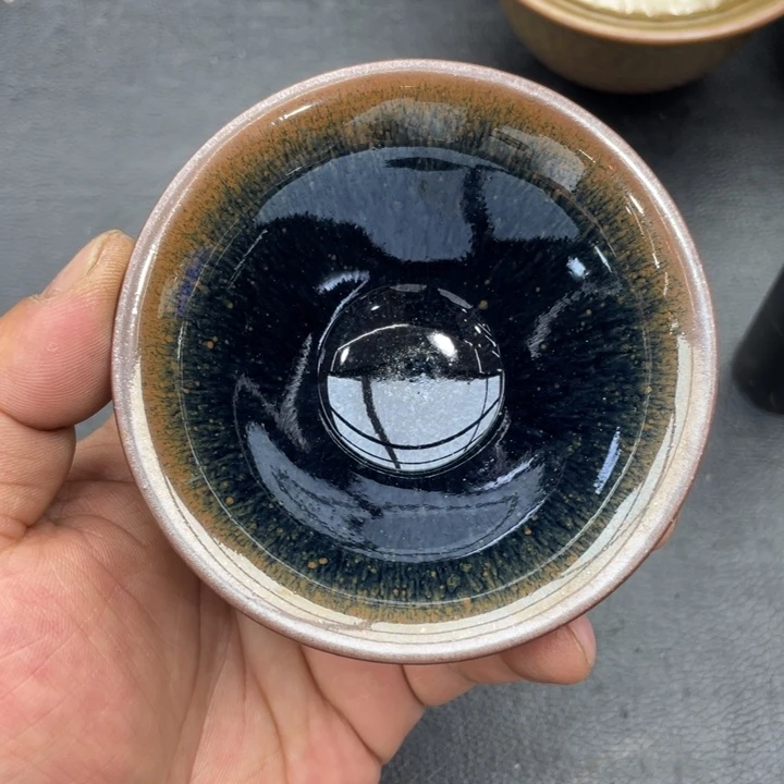 茶盏建窑建盏建盏兔毫