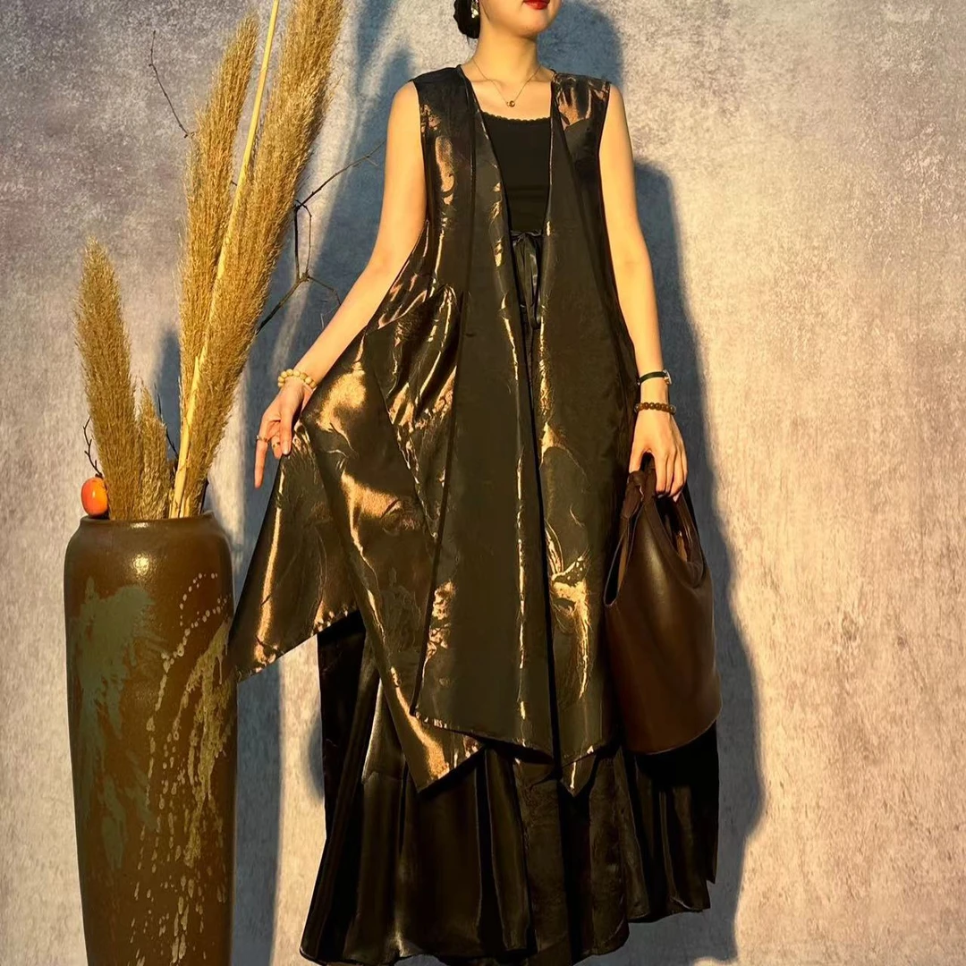 【大海轻奢】BF32483新款咖色夏季气质百搭设计师款时尚外披