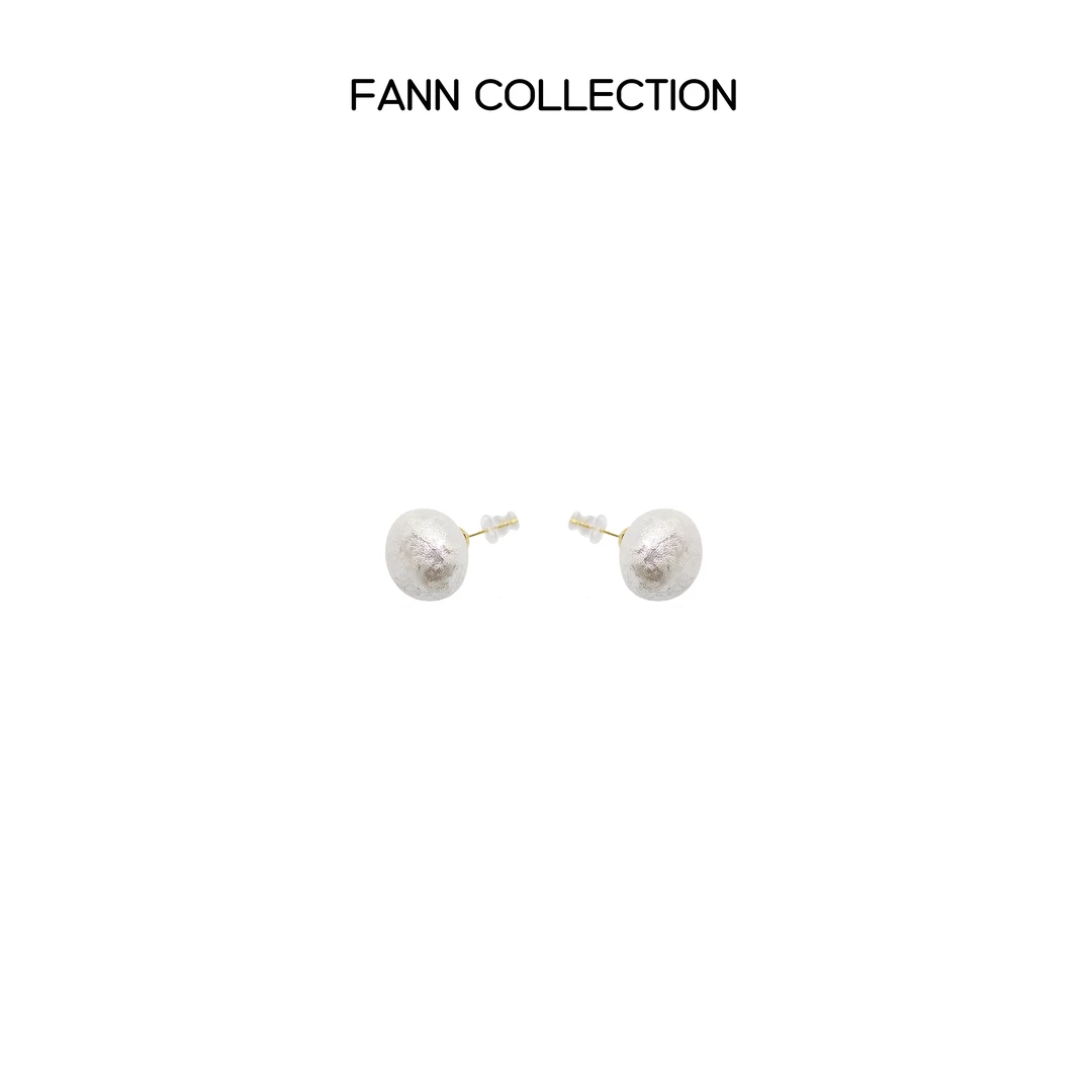 合金仿珍珠耳饰 饭饭FANN COLLECTION 惬意周末 复古耳钉FANNS027