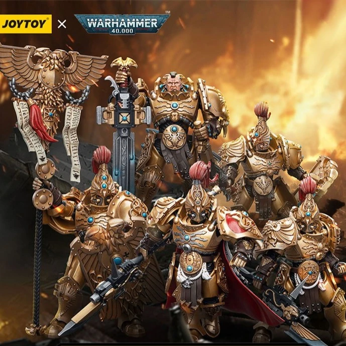 JOYTOY暗源战锤帝皇禁军康斯坦丁瓦尔多可动兵人模玩手办摆件礼品
