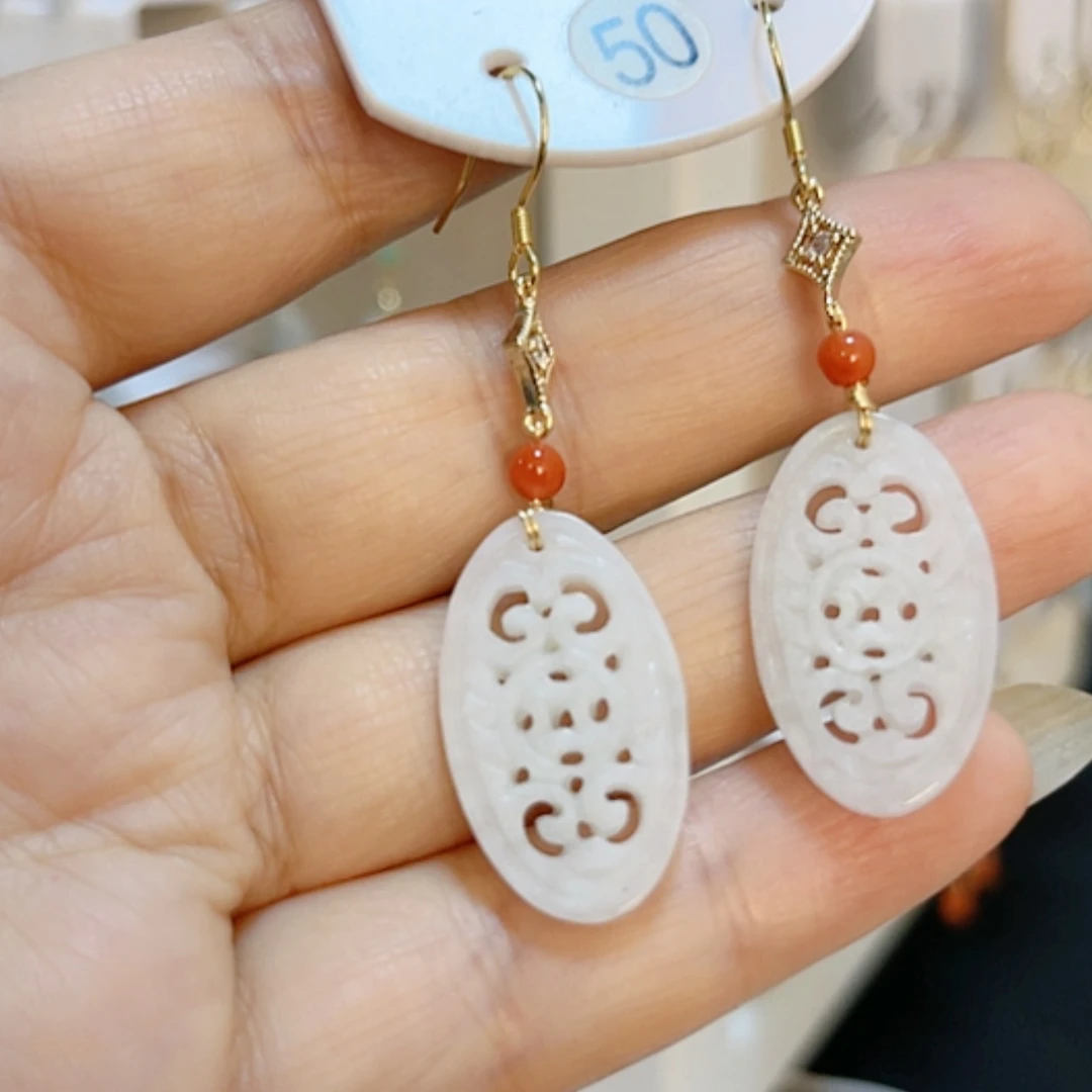 【闪购商品】翡翠耳饰未镶嵌