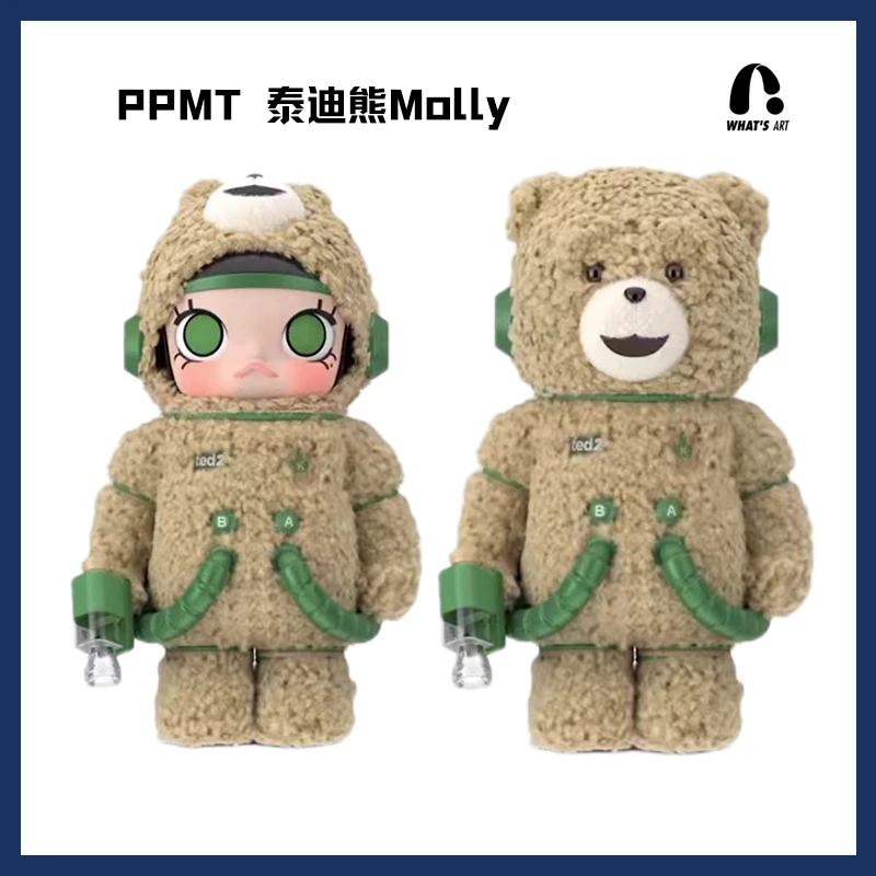 x 泰迪熊 MEGA space molly 400%潮玩摆件非原版