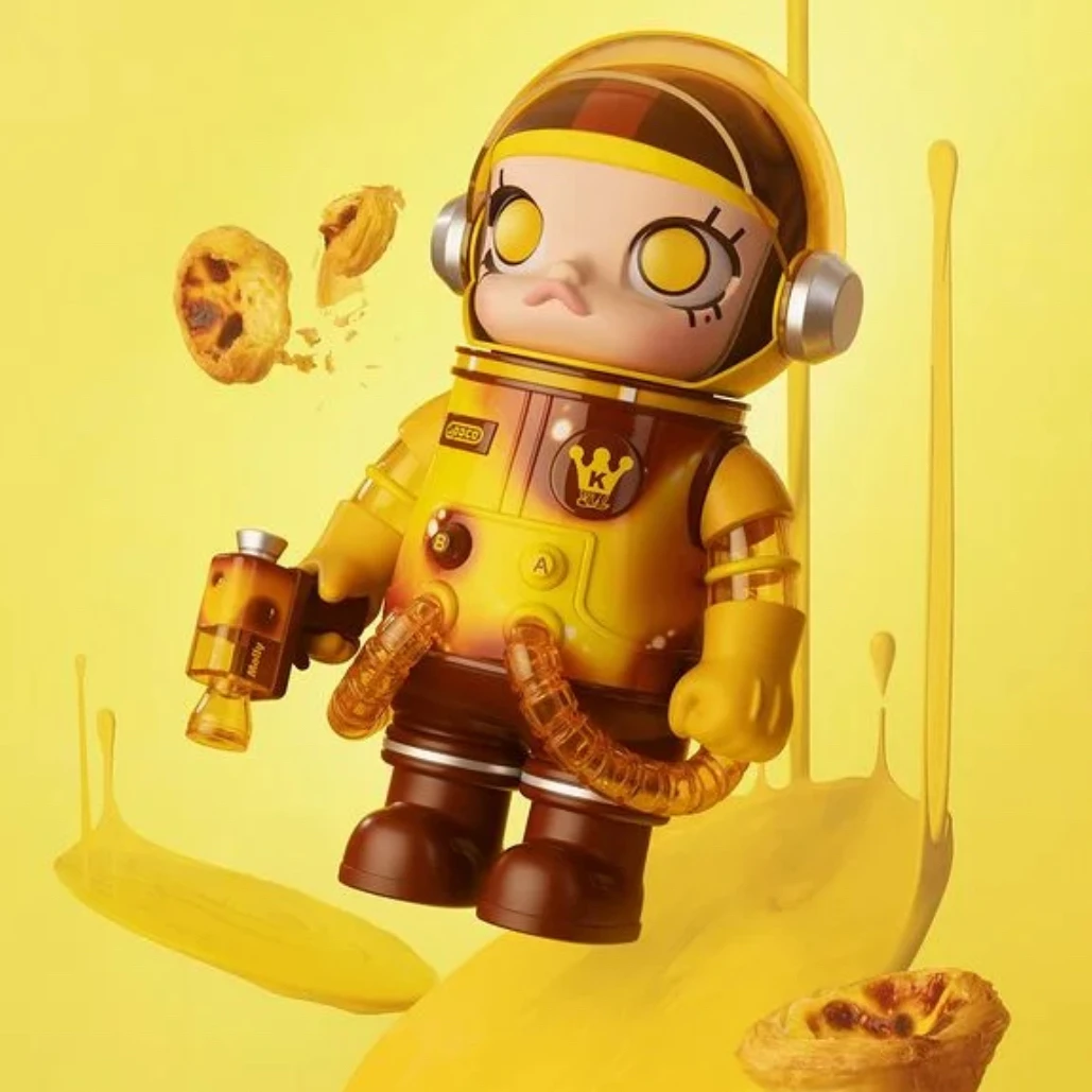 澳门限定 蛋挞Molly 400%非原版