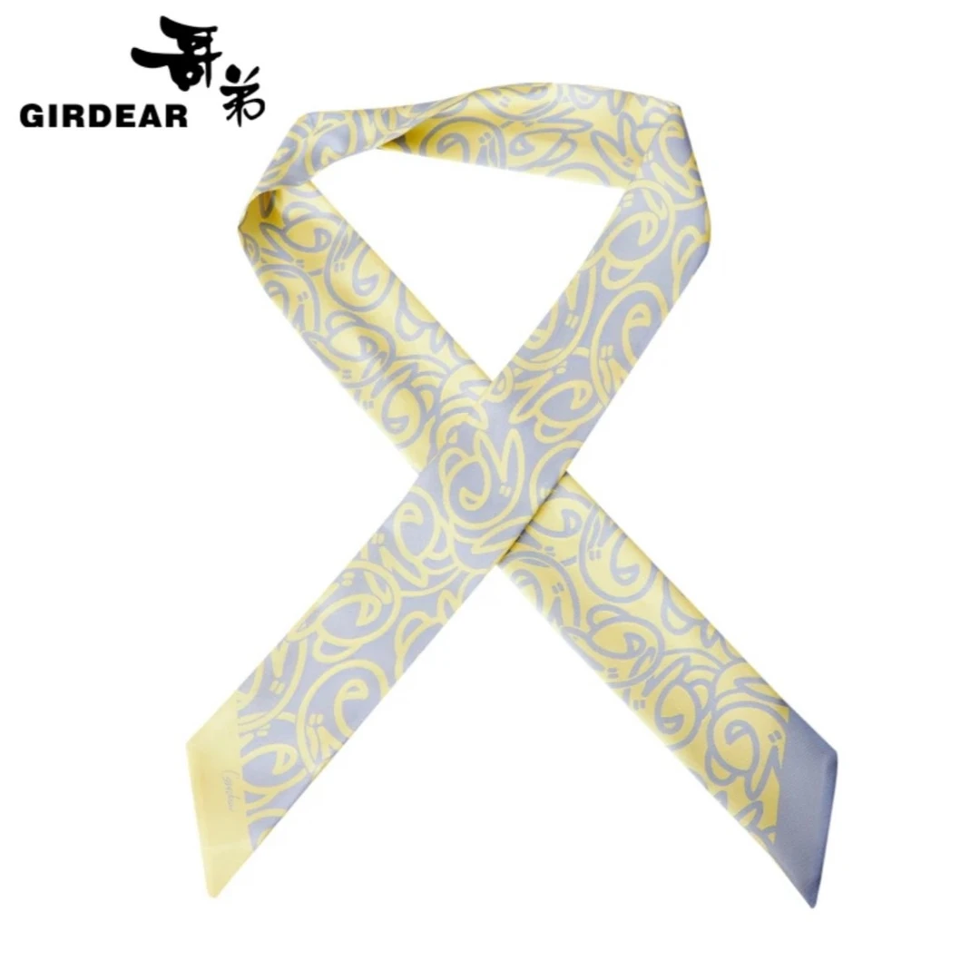 GIRDEAR/哥弟桑蚕丝时髦感百搭飘带1800002