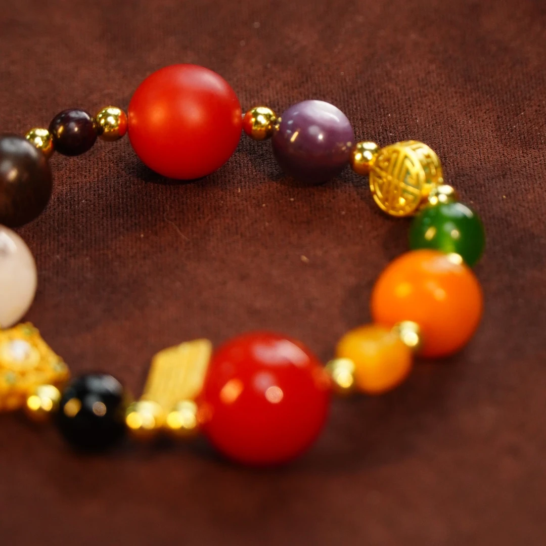 非金属仿水晶手链 DB多宝古风单圈百搭时尚气质手工简约民族风