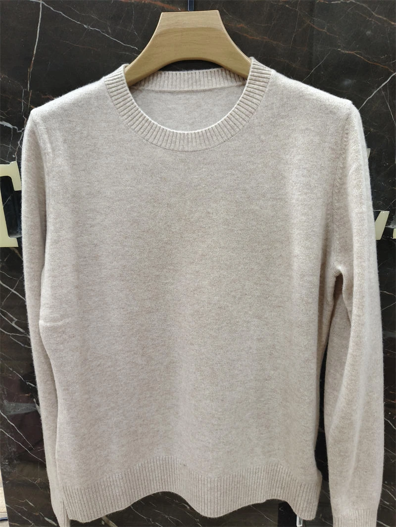 低领打底宽松休闲女士羊毛衫加厚百搭秋冬保暖