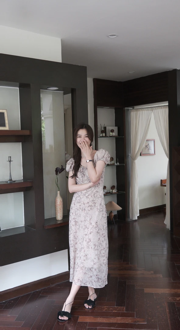 缪恩诗 SPRING x 「玫瑰玫瑰～❀」x ᴍɪᴜʀᴇɴs 碎花显瘦女装连衣裙