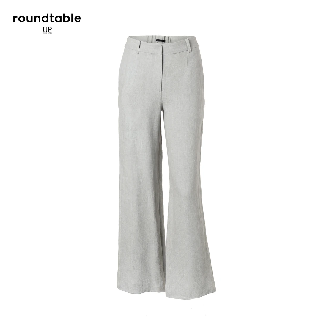 女士时尚休闲设计师简约舒适直筒长裤高腰微喇阔腿裤ZES1305360