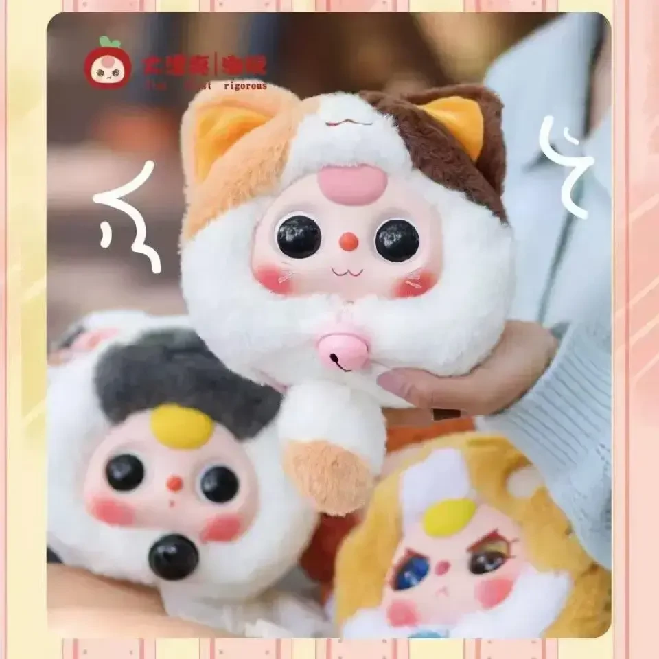 【拆盒】三岁招财猫PVC盲盒手办可爱公仔潮玩摆件