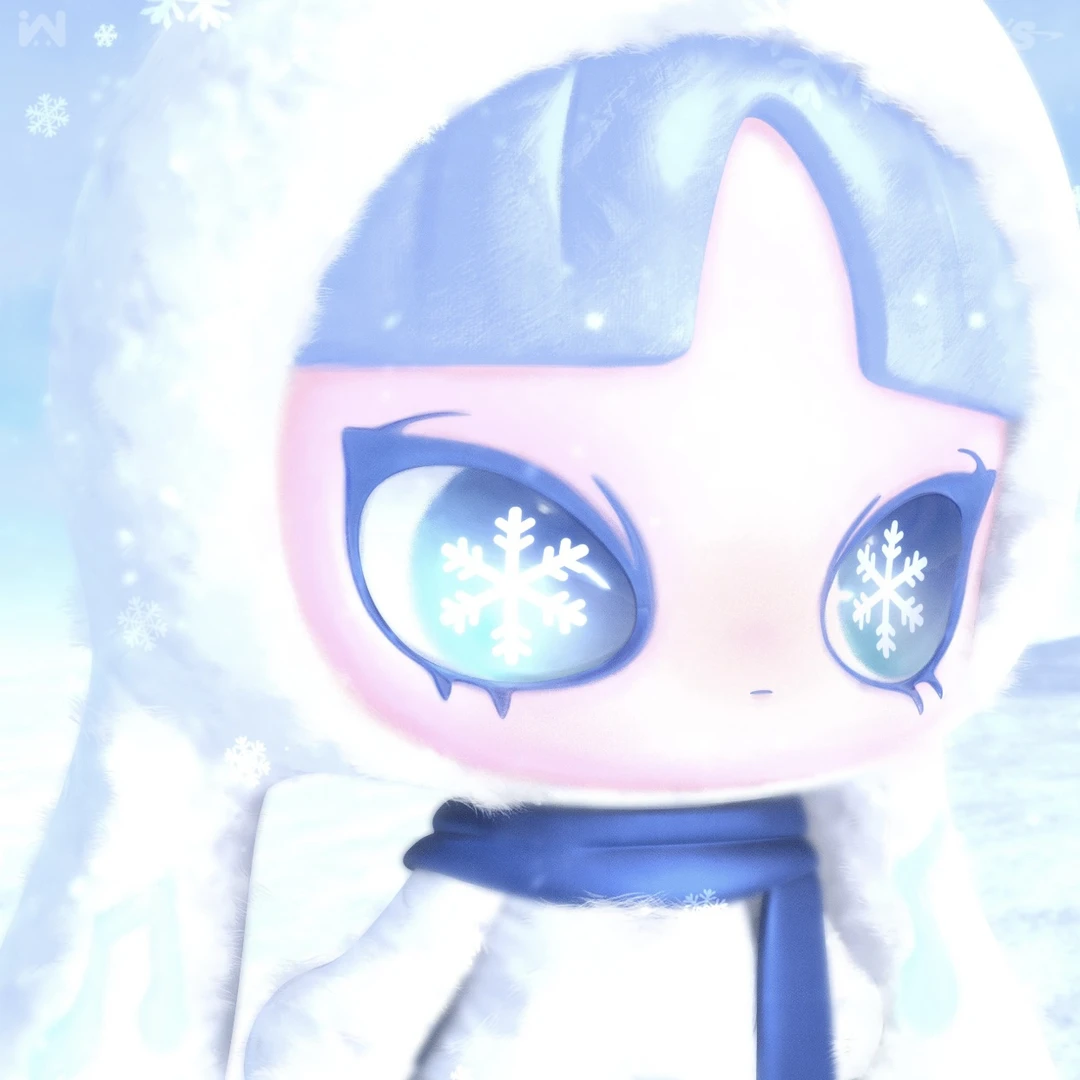 [拆盒]INN音·寂静冬天系列毛绒盲盒手办摆件