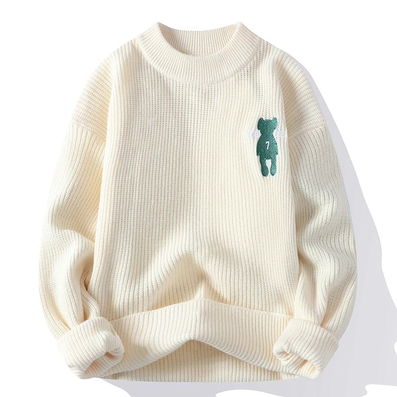 仓石一树2023年新款潮牌高品质毛衣针织衫毛线衣男士时尚休闲上衣