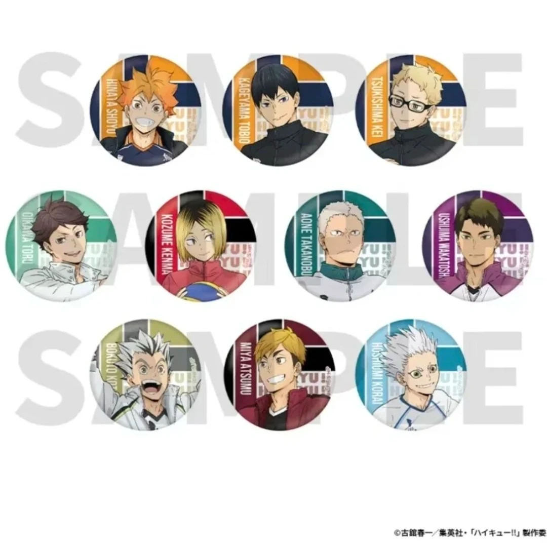 【日谷】排球少年十周年纪念展场贩限定吧唧（默认代拆）正版