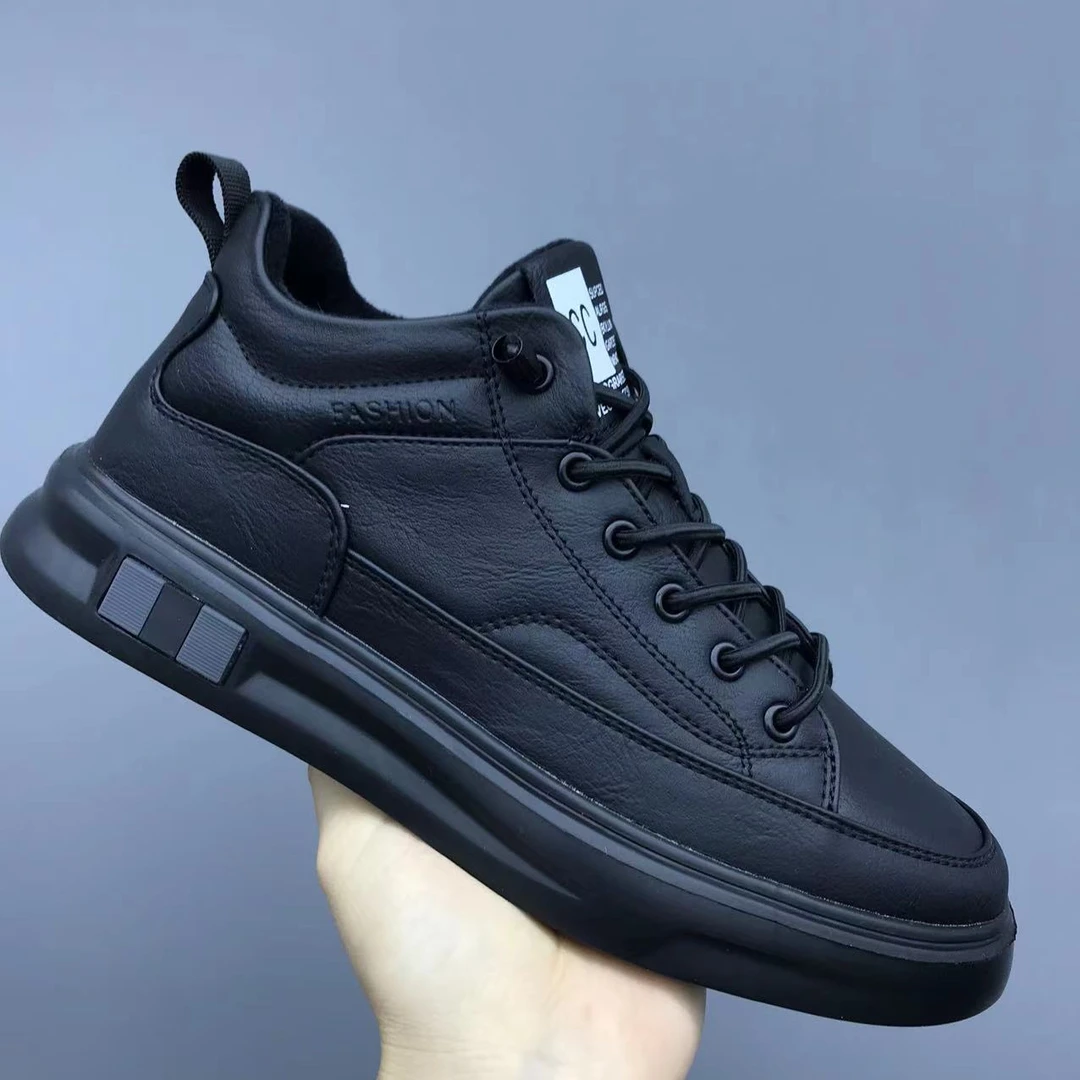 【高品质放心购】超迁软皮轻便男鞋软底潮流潮鞋男士冬季秋季百搭