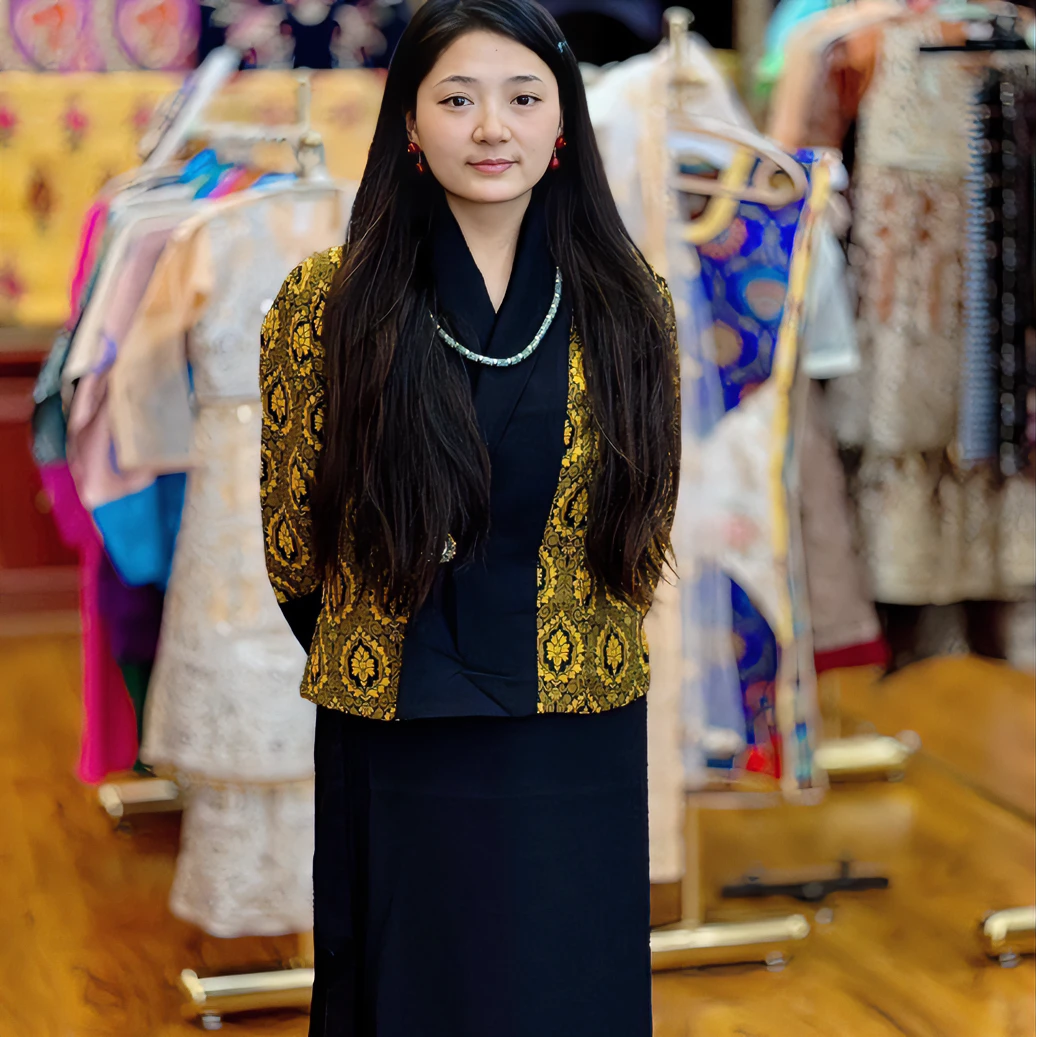 传统民族风时尚藏式不丹服