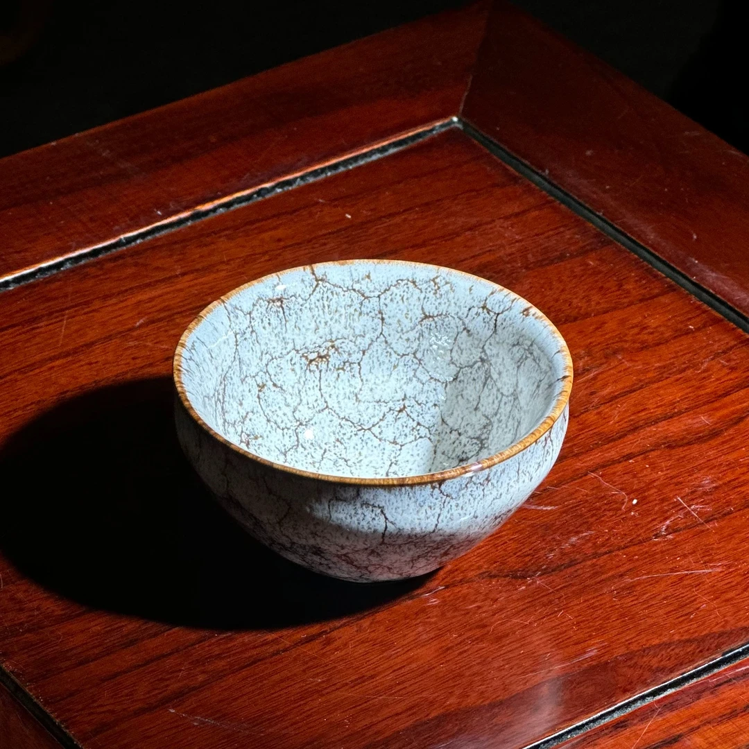 茶杯窑变五行杯天目釉建盏陶瓷品茗杯单杯主人杯家用开窑手工