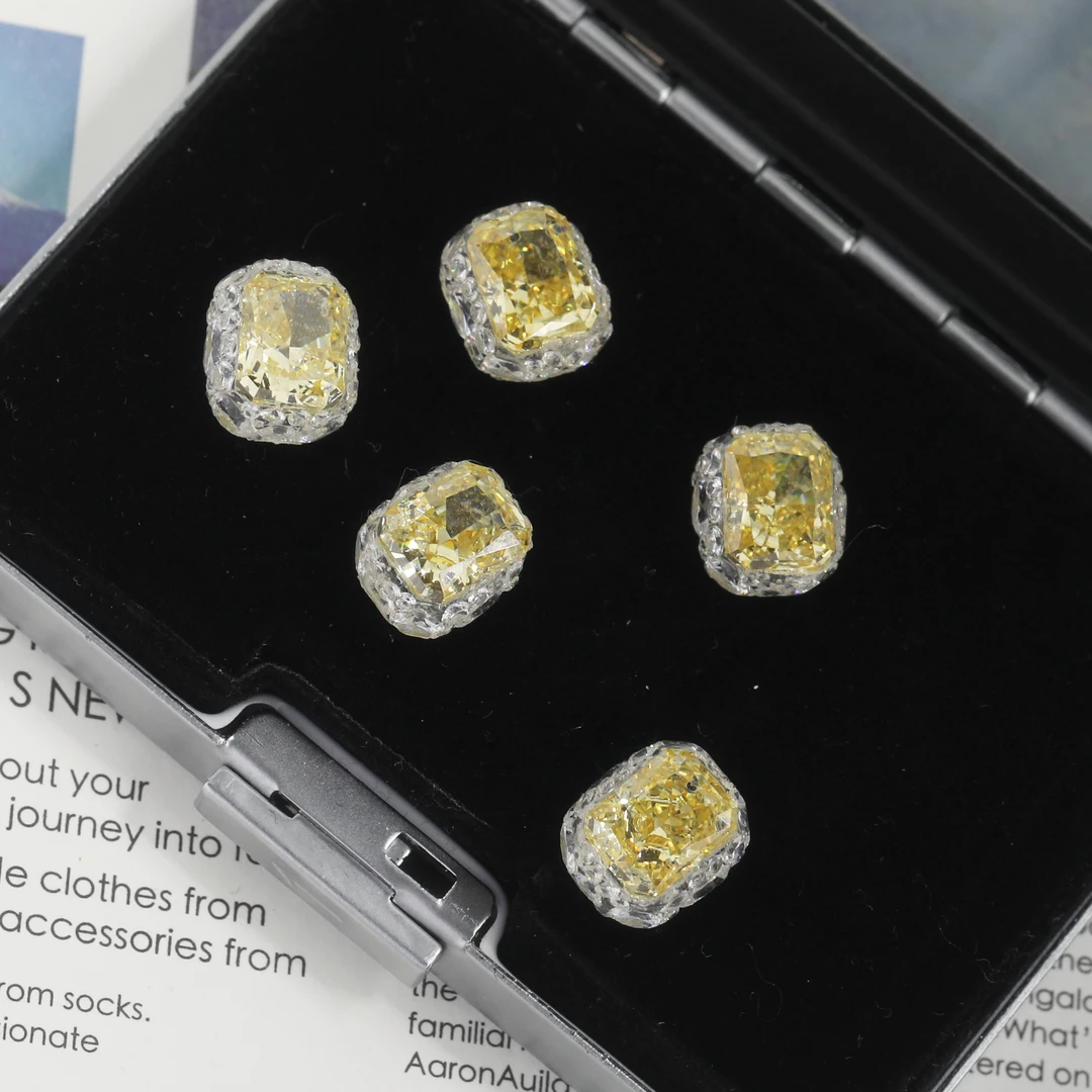 美甲钻饰品成品堆堆钻冰花八角 多尺寸精致高品超闪纯手工冰透