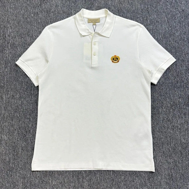 全新未使用 Burberry/巴宝莉 战马刺绣logo短袖Polo/L码/WL0065