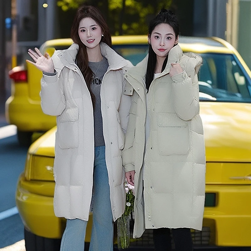 宿慕女款保暖连帽羽绒服冬款羽绒服D63003小雨女装通勤潮牌品质