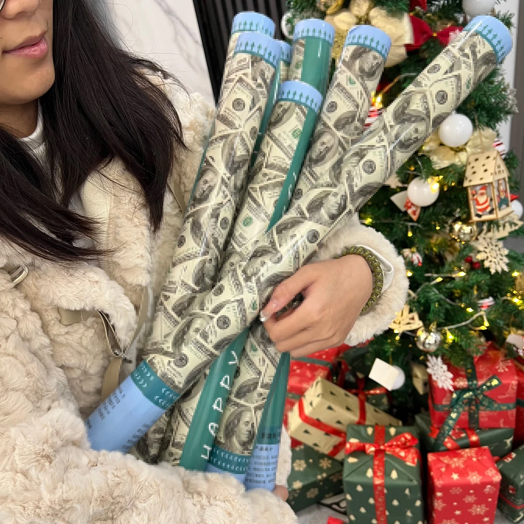 直播搞怪美金礼炮礼花酒吧礼炮KTV公司聚会生日手持美金喷礼花筒