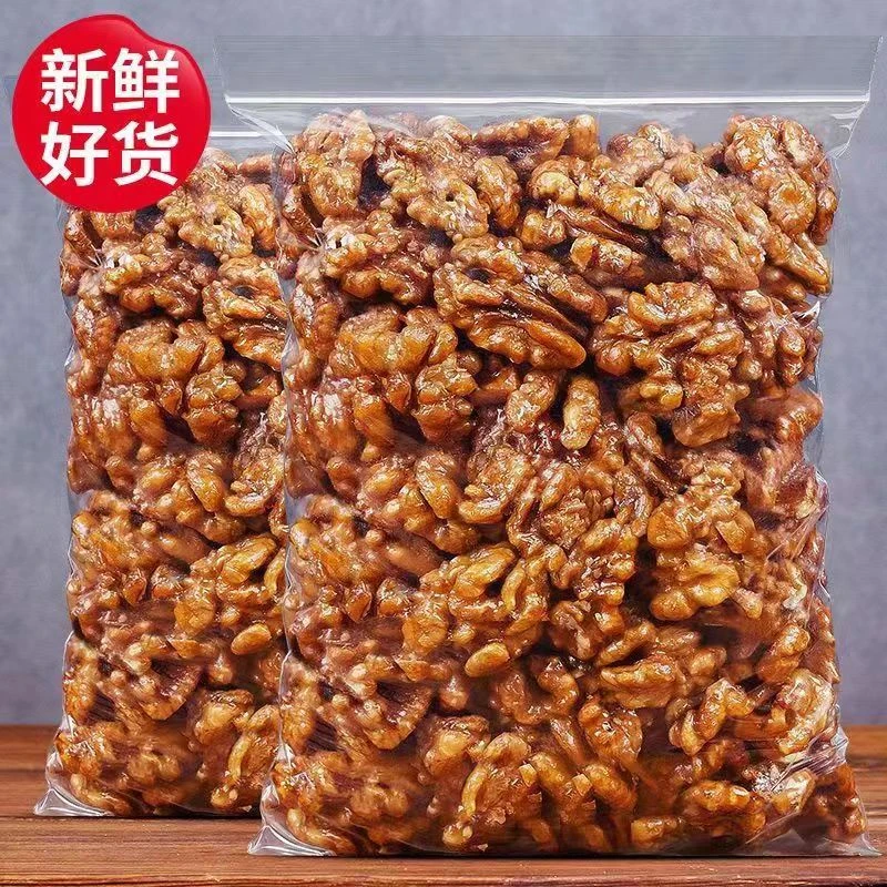 新货罐装蜂蜜琥珀核桃仁熟坚果果精选酥脆纸皮核桃肉孕妇休闲零食