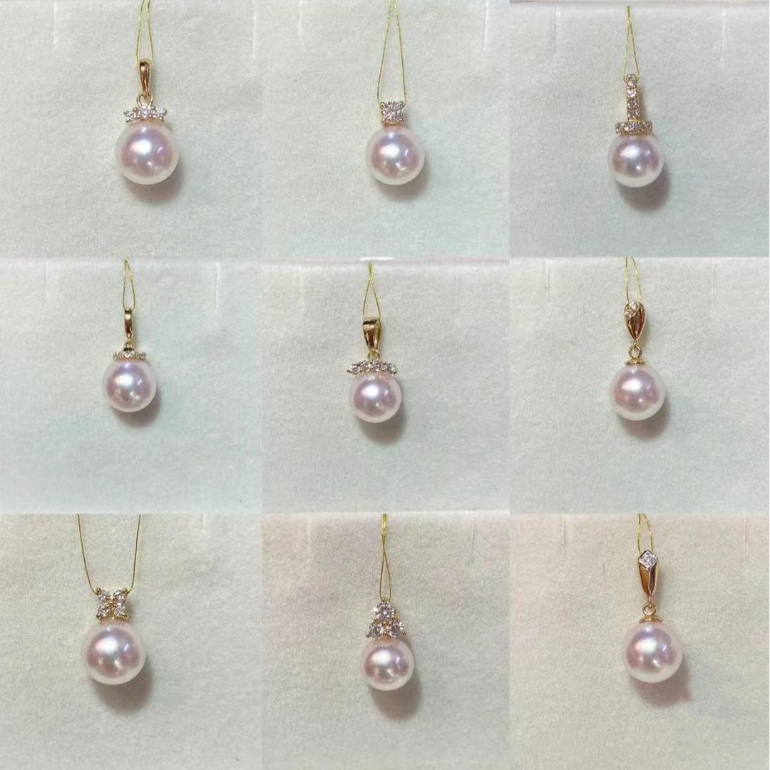 天然珍珠吊坠一物一拍选款后拍s925银配件