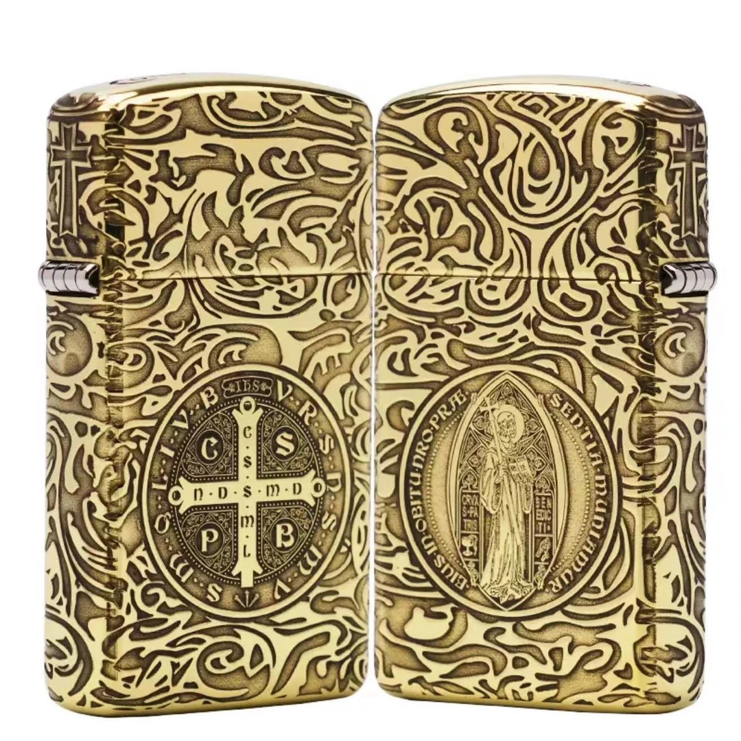 ZIPPO【蚊子纤巧盔甲】康斯坦丁 立体雕刻 经典防风煤油打火机