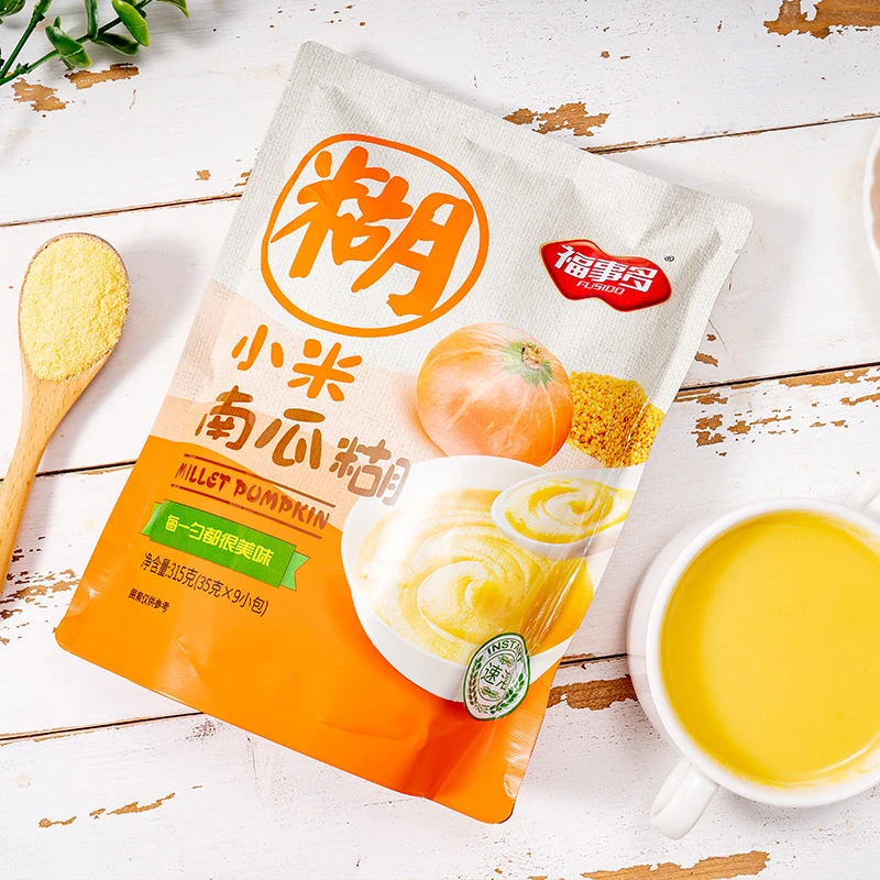 福事多小米南瓜糊健康饱早餐腹美味细腻微甜营养早餐小袋方便食用