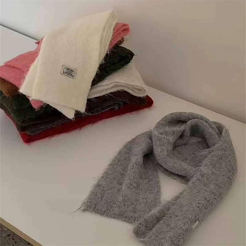 清彩色围巾18X156CM    no.退no.换