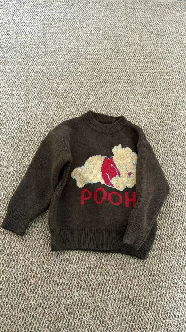 清儿童小熊毛衣