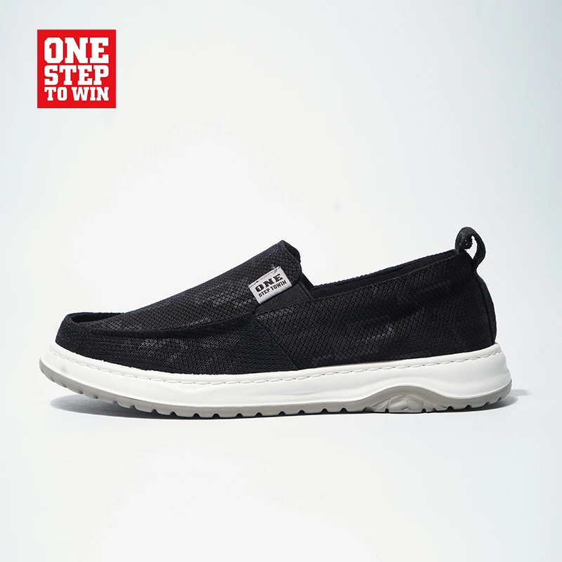 男士网面一脚蹬超轻舒适网布鞋轻底一脚蹬懒人双网防滑休闲28M305