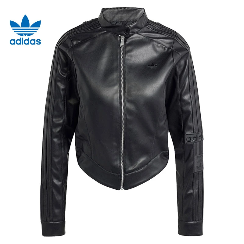 adidas阿迪达斯三叶草秋季女子运动休闲夹克外套IW3428