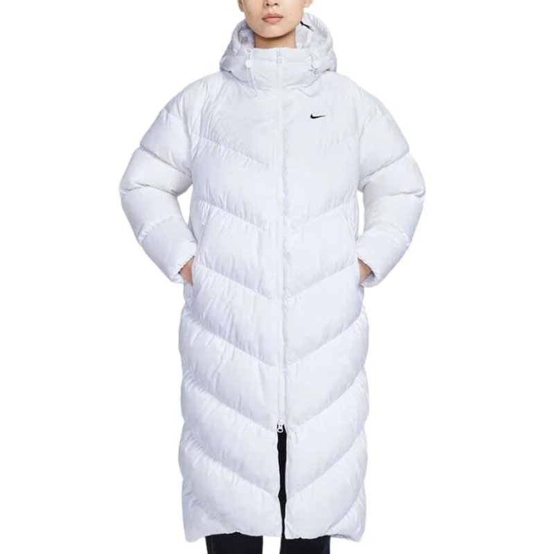 nike耐克女子运动休闲长款好羽绒服外套HF7894-100
