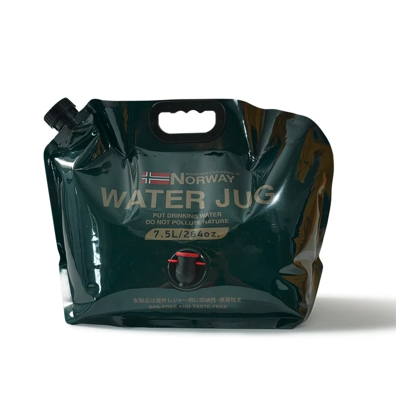 新疆包邮食品级户外便携7.5L大容量折叠水袋露营水桶储水袋蓄水袋