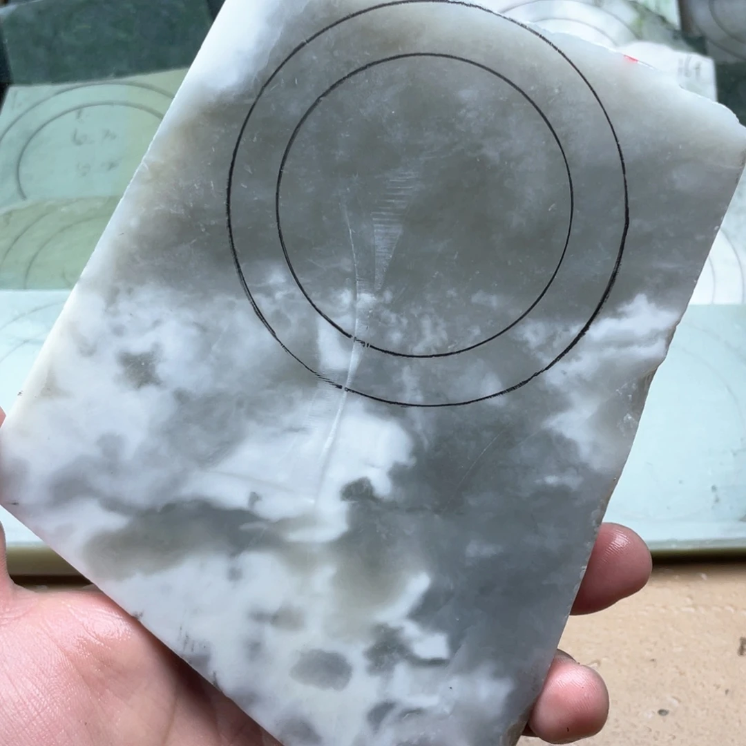 和田玉定制手镯未镶嵌窑**韵