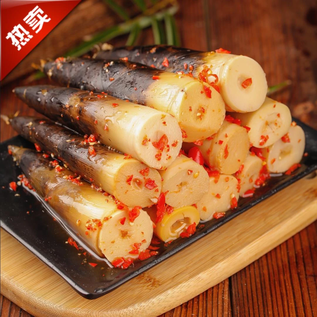 手剥笋开袋即食500g*3包香辣笋尖泡椒脆笋三种口味鲜嫩脆新鲜爽口