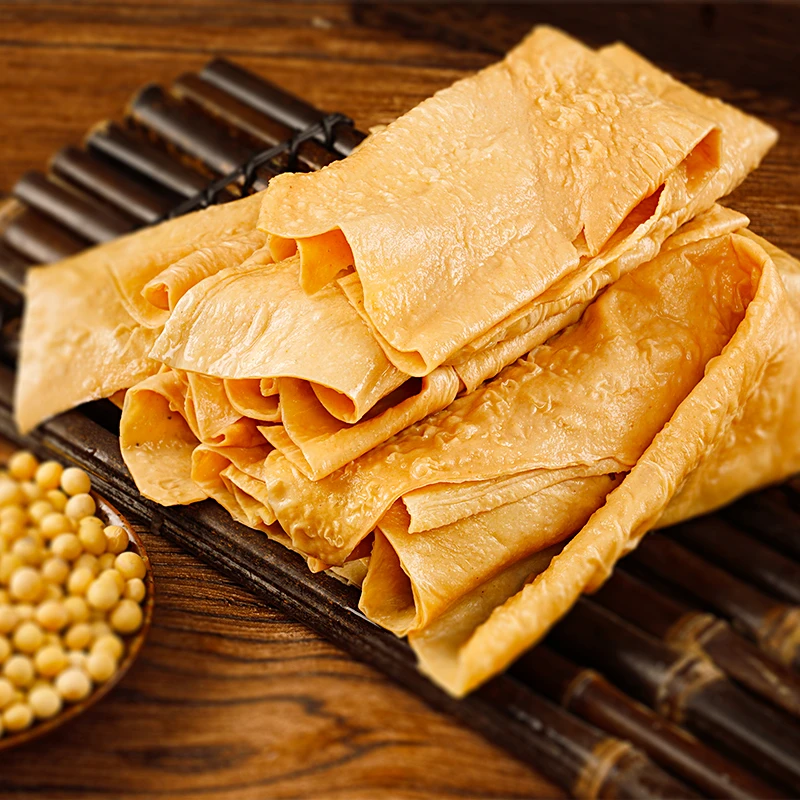 4包特价)无盐粒食用豆皮农家批发纯正传统老豆皮纯手工干豆皮豆肠