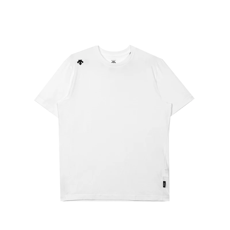 DESCENTE/迪桑特短袖T恤上衣运动休闲简约宽松透气黑色SO123UTS11