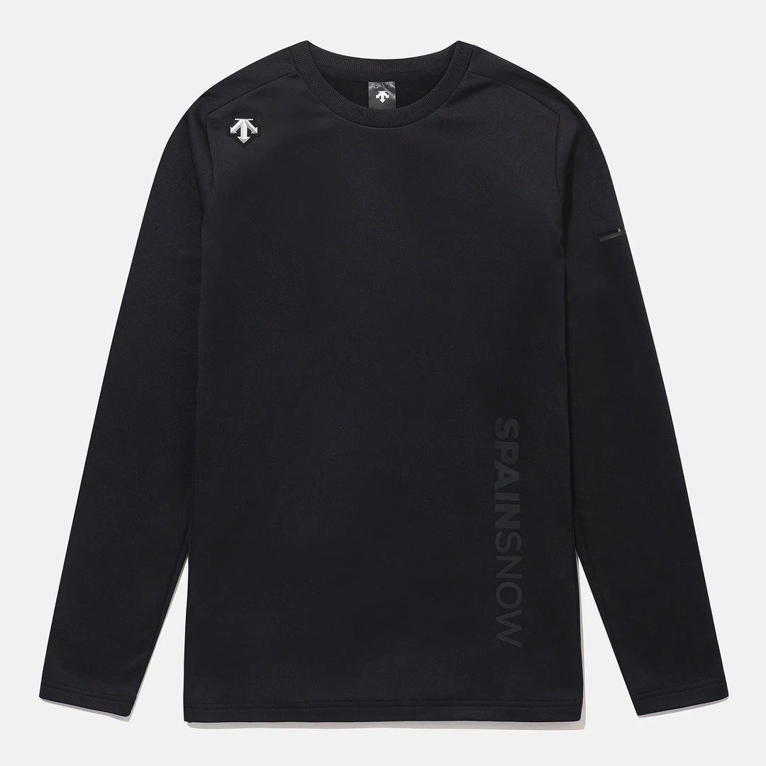 DESCENTE/迪桑特户外运动休闲圆领长袖T恤男女百搭SP323STL91