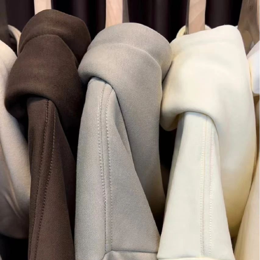 韩潮流纯色卫衣质量厚实秋冬男休闲时尚