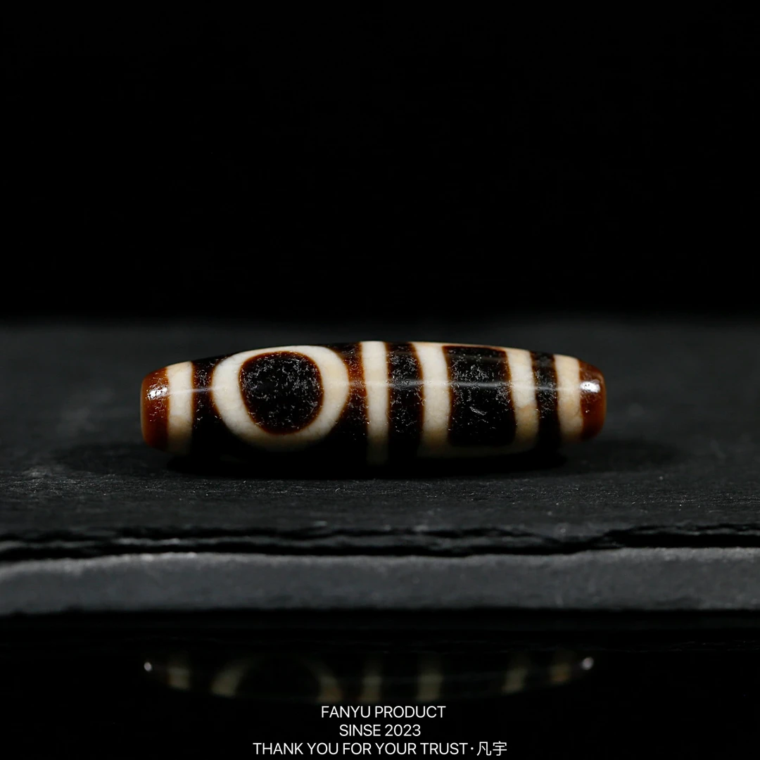 凡宇出品·一代老台湾上肯老超双天D天珠玛瑙锁骨链男女同款轻奢