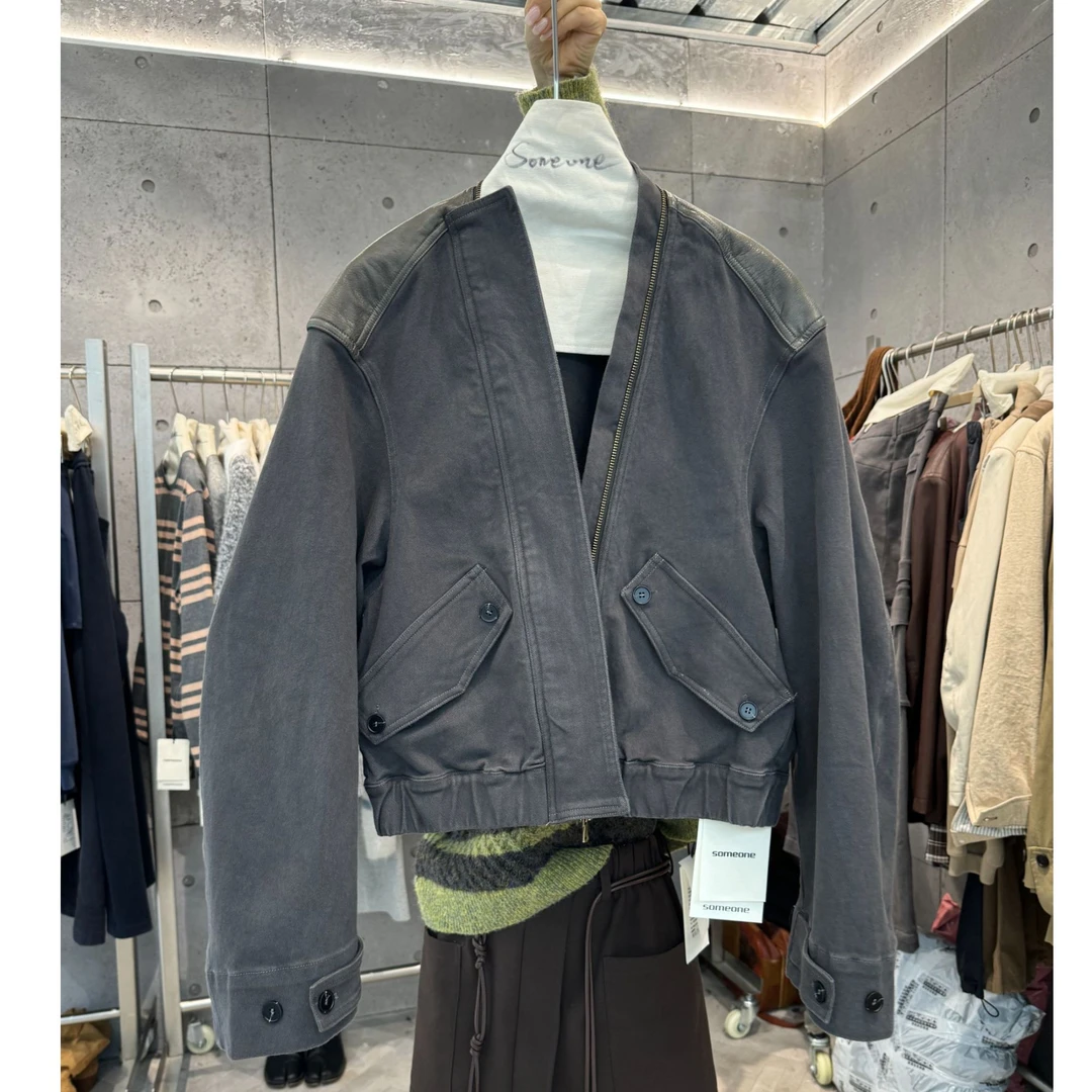 刘姐推荐无领外套S37012