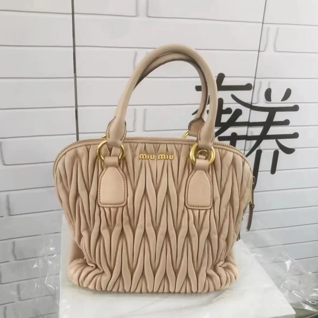 95新 MIU MIU/缪缪 安洁利田哥手提包/H718030